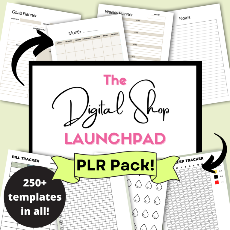 digital shop launchpad plr